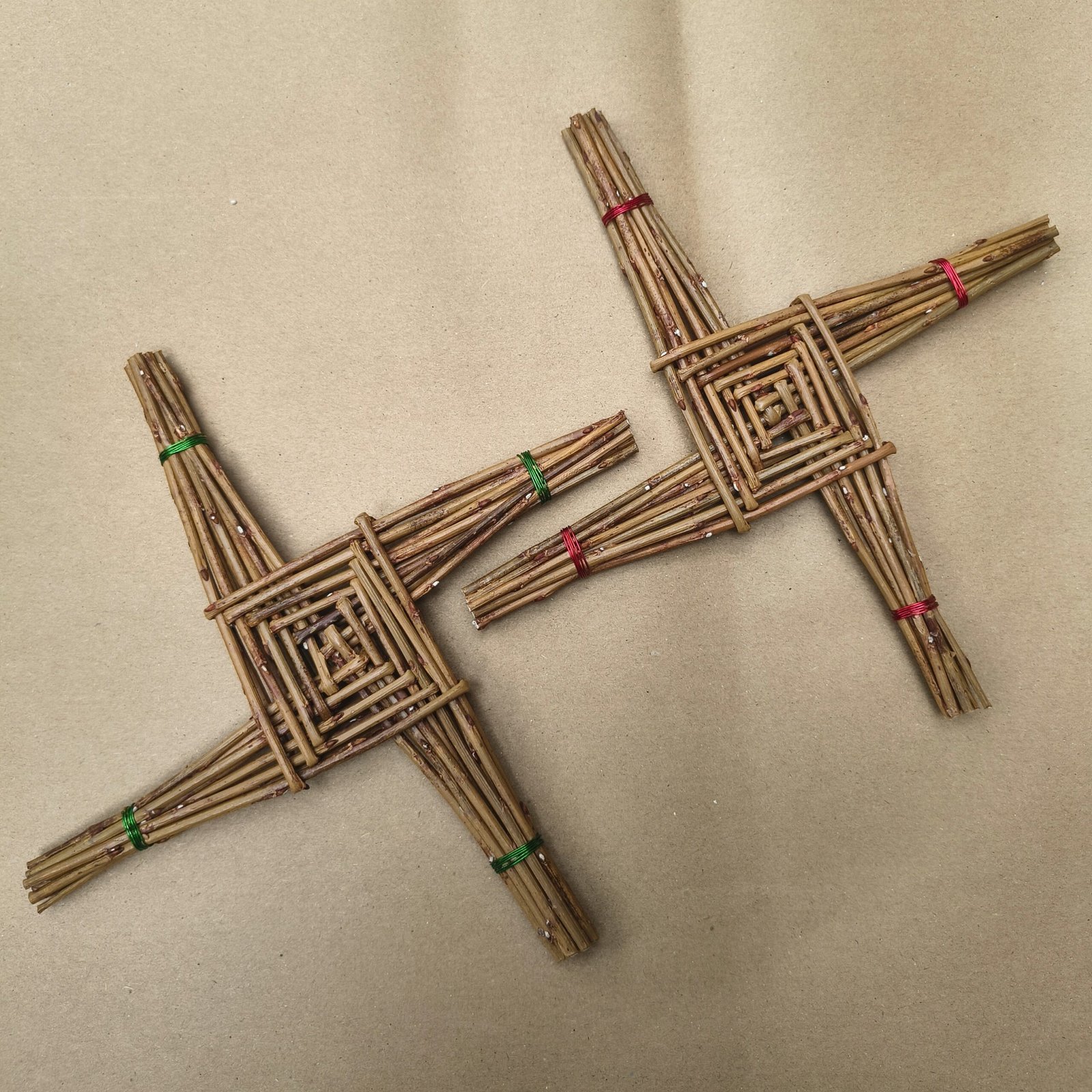 Handmade willow St. Brigid's Cross - Image 4