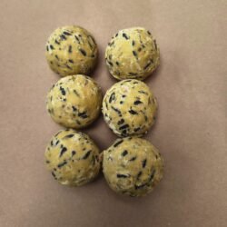 set of 6 suet ball bird food